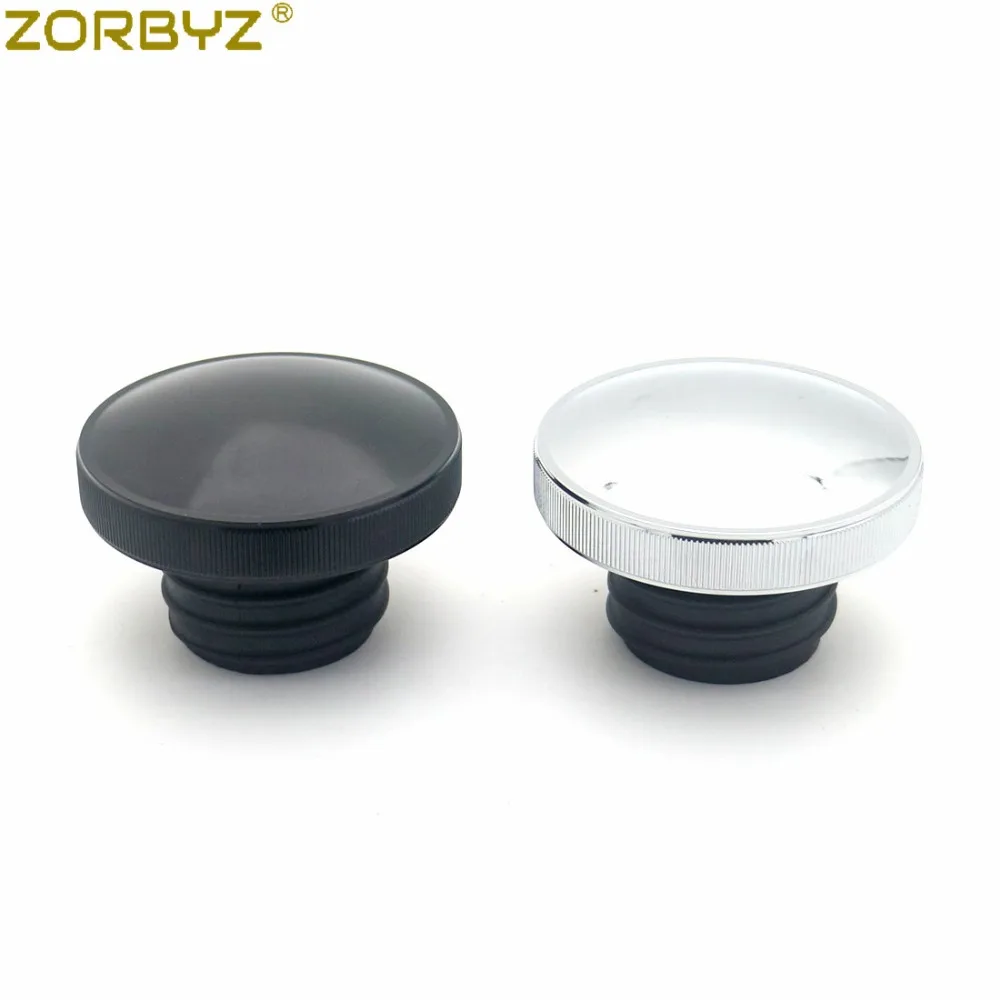 ZORBYZ мотоцикл черный/хром CNC вентилируемый газовый бак крышка топливного бака для Harley Sportster Road King Dyna Softail