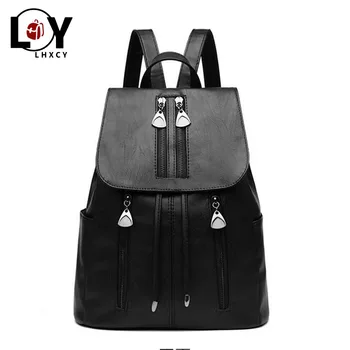 

Classic Clamshell Pu Leather Backpacks For Women Casual Designer Womens Travel Backpacks High Capacity Backpacks Purse For Women
