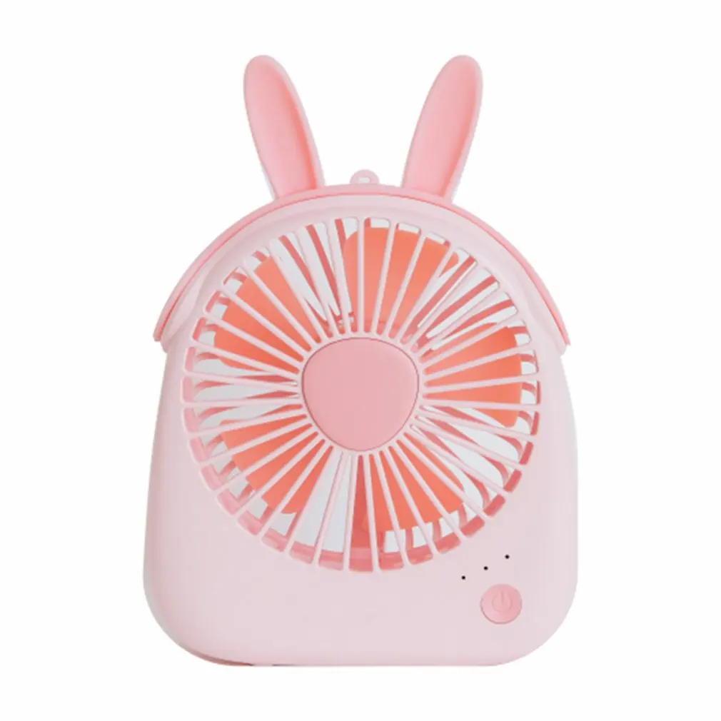 

Cute Desktop Mini Fan Handheld Fan Portable Fan Electric USB Rechargeable Battery Small Fan Outdoor Portable