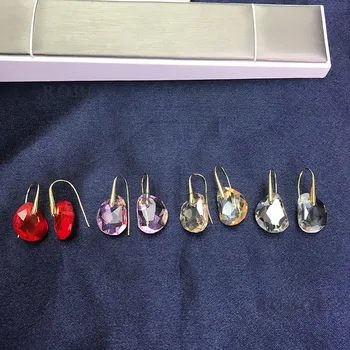 

Original SWA Earrings with Original Engraved Fashion Luxury Woman Jewelry Gift Wedding Party Jewelry Free Shipping Wholesale