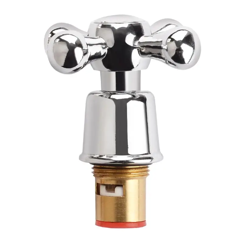 

1Set Copper Cross Handle Bath Sink Faucet Handle for Kitchen Bathroom Sink Water Faucet Mixer Accessories