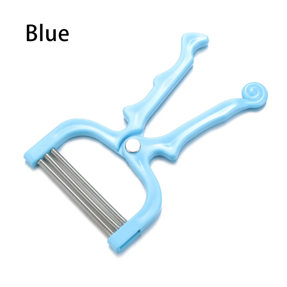 Blue 1 шт., высококачественный безопасный эпилятор для лица, инструмент для удаления волос, средство для красоты лица, 3 пружинных резьбы, эпилятор, безопасный, без травм - Цвет: Blue