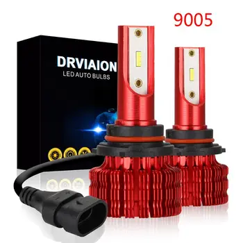 

New 2pcs Led Headlight Bulbs LED Car Light With ODM CSP Chips 6500k Auto Car Fog Lamps Fog Light Hi Low Led 9005/9005