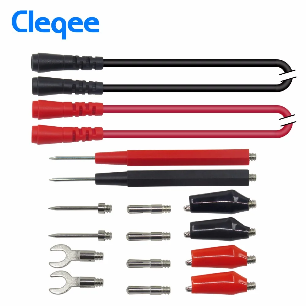 Cleqee P1500 тестовый свинцовый набор сменный провод зонд для цифрового мультиметра