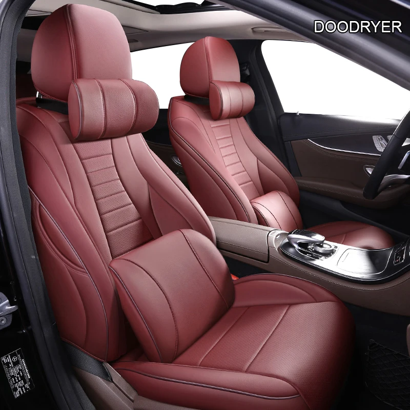 DOODRYER Custom Leather Car Seat Cover For Toyota Corolla PRIUS Prado 