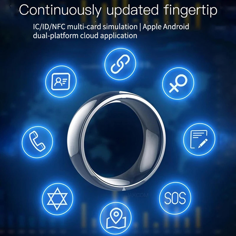 NFC Smart Ring New RFID Technology NFC ID IC M1 Magic Finger Ring for Android IOS Windows NFC Phone Smart Watch Phone Accessorie