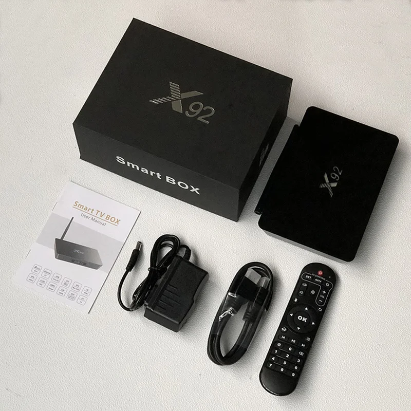 ILEPO X92 Android 7,1 Smart tv Box Amlogic S912 Восьмиядерный 3 ГБ 32 ГБ 64 бит 4 к H.265 60fps 2,4/5 ГГц WiFi телевизионная коробка с bluetooth США