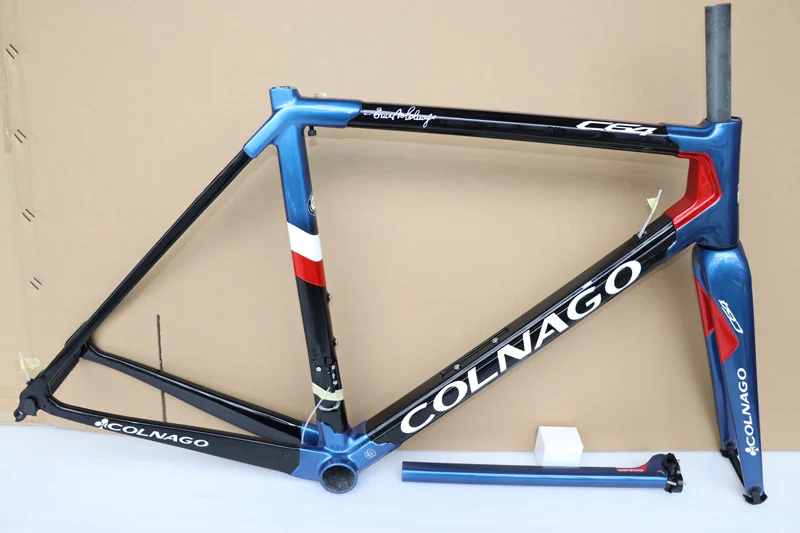 Новейший Colnago C64 карбоновая шоссейная рама полностью карбоновая велосипедная Рама T1100 UD карбоновая рама для шоссейного велосипеда размер 48 см 50 см 52 см 54 см 56c