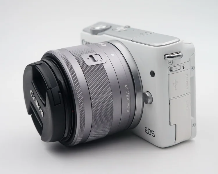 Используется Canon EOS M10 беззеркальная камера комплект с 15 45 мм стабилизация
