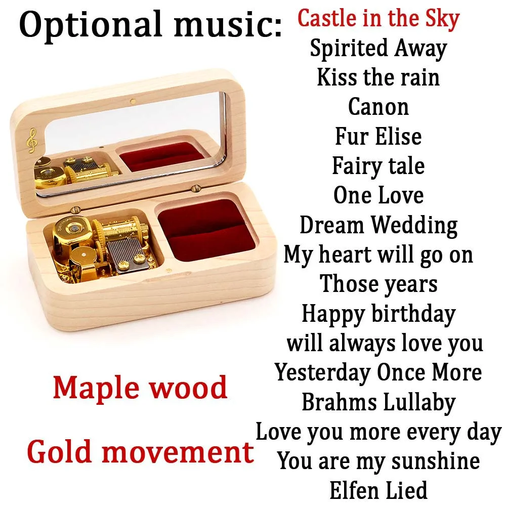 Premium Wooden Music Box with ON/OFF Feature ( BTS Tunes Collection ) –  OneTinyShop