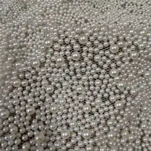 Материал для свадебного платья, высококачественный вышитый французский сетчатый Тюль с полным бисером, JRB-11908, африканская нигерийская кружевная ткань