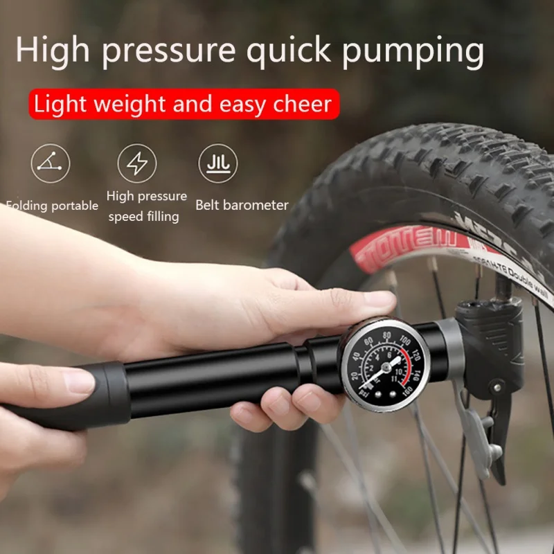 Pompe à Vélo Portable Wheel Up – Mini Gonfleur Multifonction Main, Occasion