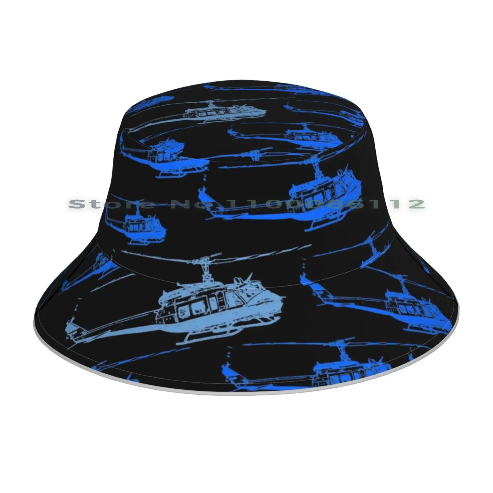 Uh-1h Iroquois Huey Bucket Hat Sun Cap Huey Uh 1h Vietnam Aviation Pre ...