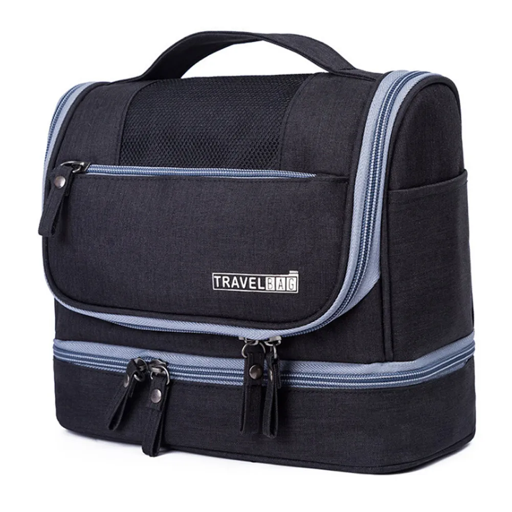 Waterproof Toiletry Wash Bag Hanging Travel Organizer Case Makeup Pouch with Hook DTT88 - Цвет: 01
