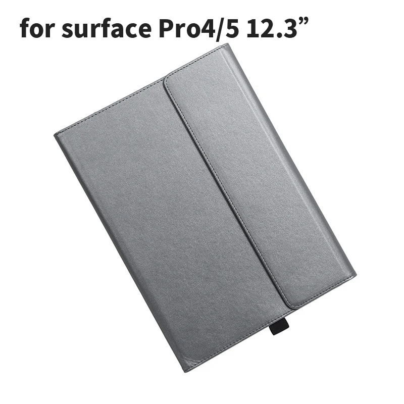 Новинка, чехол для ноутбука, планшета, для microsoft Surface Go Pro 6, подставка, держатель для Surface Pro 6, 5, 4, чехол для женщин и мужчин, одноцветная сумка для ноутбука - Цвет: surface Pro4 5 gray
