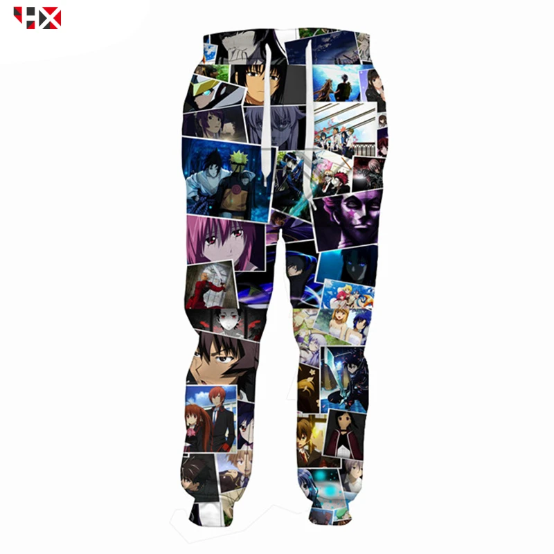 

Anime Puzzle Men Women Trousers Fashion Casual 3D Print Jogging Pants Cartoon Characters Funny Sweatpants S505