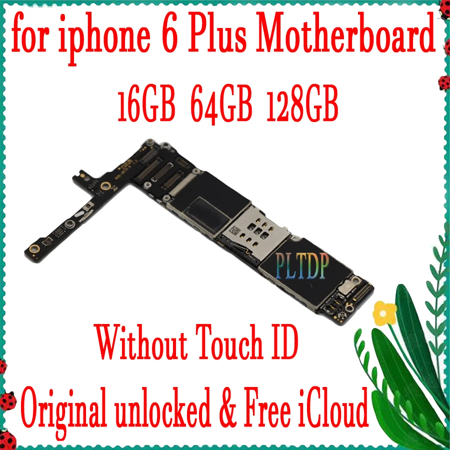 Заводская разблокированная материнская плата для iphone 6 plus + Бесплатный iCloud