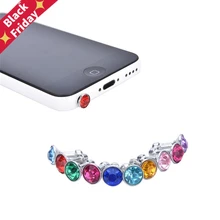 10 шт Bling Универсальный 3,5 мм заглушка для входа наушников мобильного телефона Разъем для iPhone 6 5S/samsung/htc sony Пылезащитная заглушка для наушников пробка