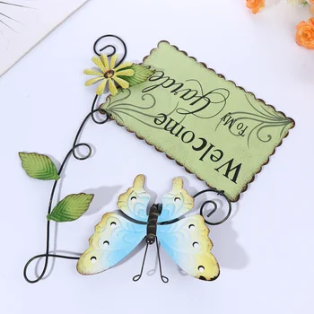 

Durable Creative Welcome Letter Plaque Signboard Door Sign for Garden Home Door