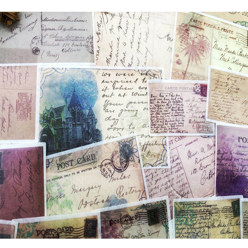 Decorative Stickers 60PCS/bag DIY vintage washi note