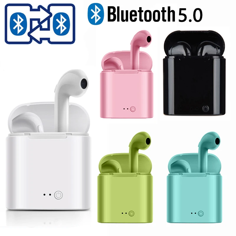 i7S TWS Wireless Earpiece Bluetooth 5.0 Earphones Headphones Earbuds Headset Earphone For Xiaomi Samsung Huawei iphone Phone | Электроника