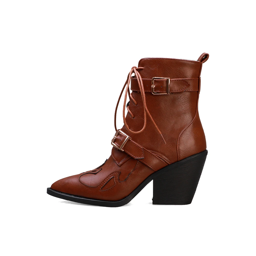 SARAIRIS/Размеры 33-48, офисные женские модные ботинки с острым носком, ботильоны на меху, г., женская зимняя теплая обувь на высоком каблуке