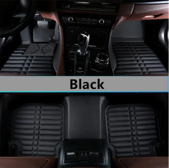 Коврики для ног ковры Шаг Коврик для Chevrolet Captiva 2008 2009 2010 2011 2012 2013 высокое качество воды доказательство чистым одноцветное Цвет - Название цвета: Black