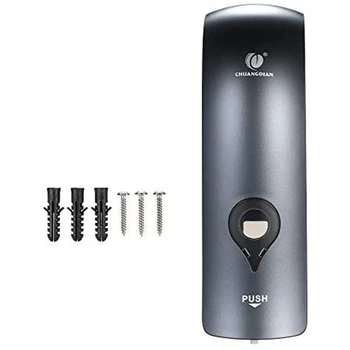 

CHUANGDIAN 300Ml Manual Soap Dispenser Wall Mount Gel Liquid Shampoo Hand Dispenser Holder for Kitchen Sink Bathroom