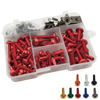 

Universal Motorcycle Fairing Bolts Nuts Kit Body Fastener Clips Screw For Yamaha Tenere 700 TENERE XT1200Z SUPER TENERE FZ600