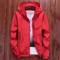 Jacket Women Red 7 Colors 7XL Plus Size Loose Hooded Waterproof Coat 2019 New Autumn Fashion Lady Men Couple Chic Clothing LR22