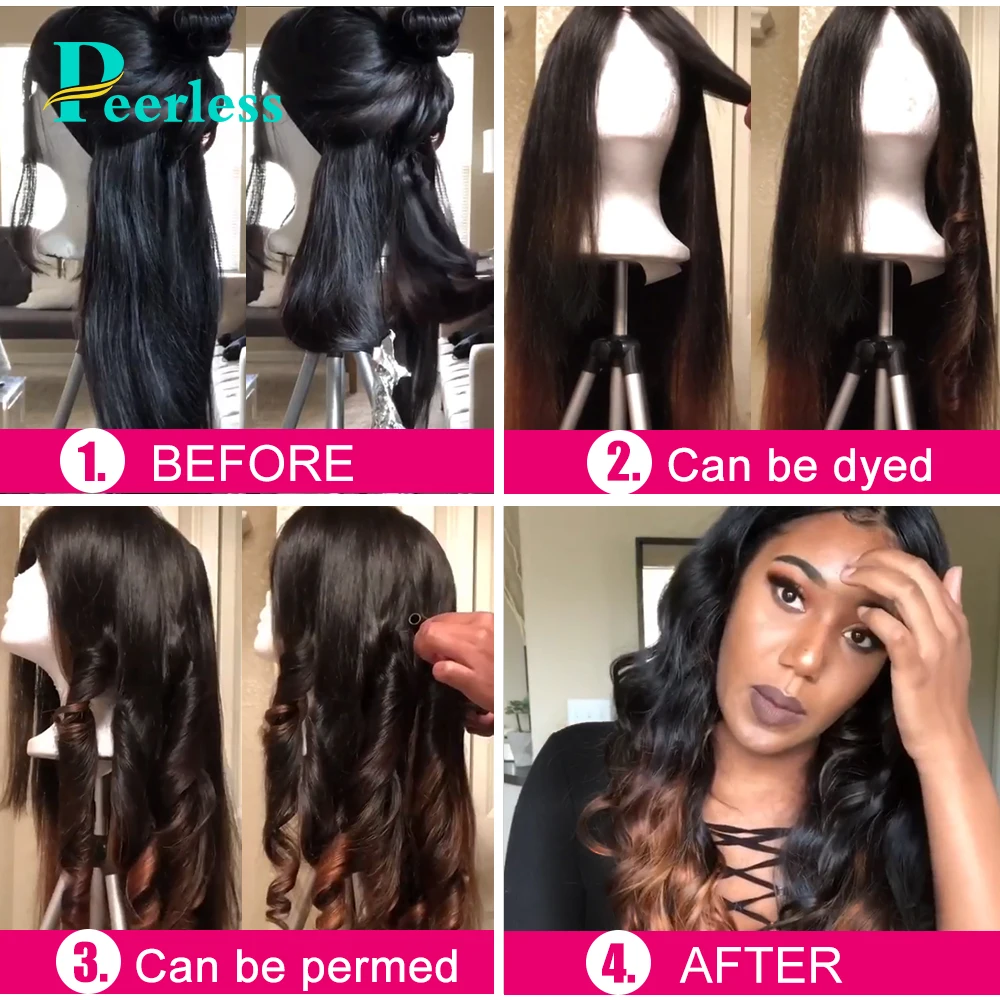 PEERLESS Virgin Hair бразильские Прямые переплетенные 3 пряди с закрытием 4*4 швейцарские кружевные натуральные необработанные человеческие волосы для наращивания