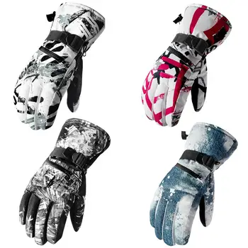 

Ski Gloves for Men Women Winter Keep Warm Waterproof Outdoor Mountaineering Fishing Velvet Gloves