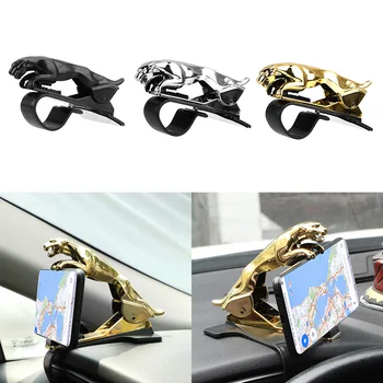 

LEEPEE Adjustable Leopard Universal Car Phone Holder Dashboard Mount Clip Mobile Smart Phone GPS Stand Bracket For All Phone
