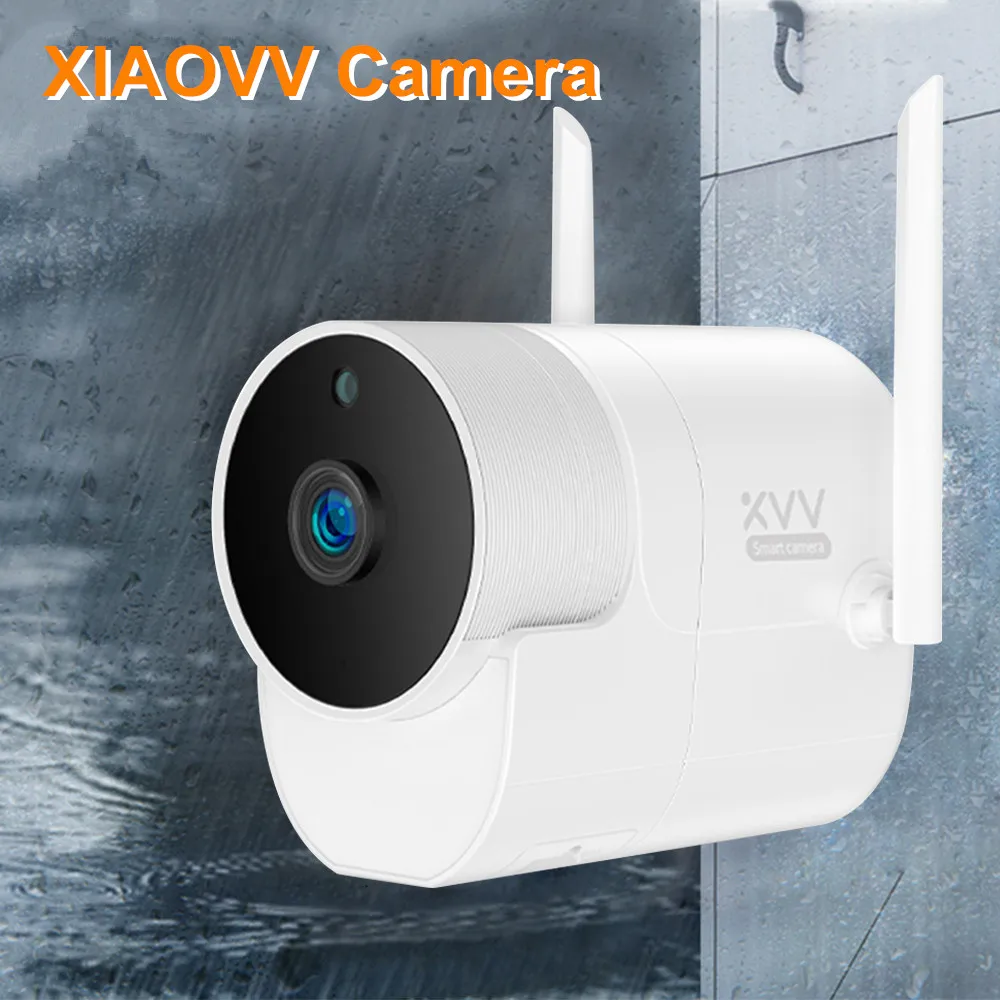 Наружная камера видеонаблюдения Xiaovv беспроводная 360 IP 1080P с Wi Fi и ночным видением