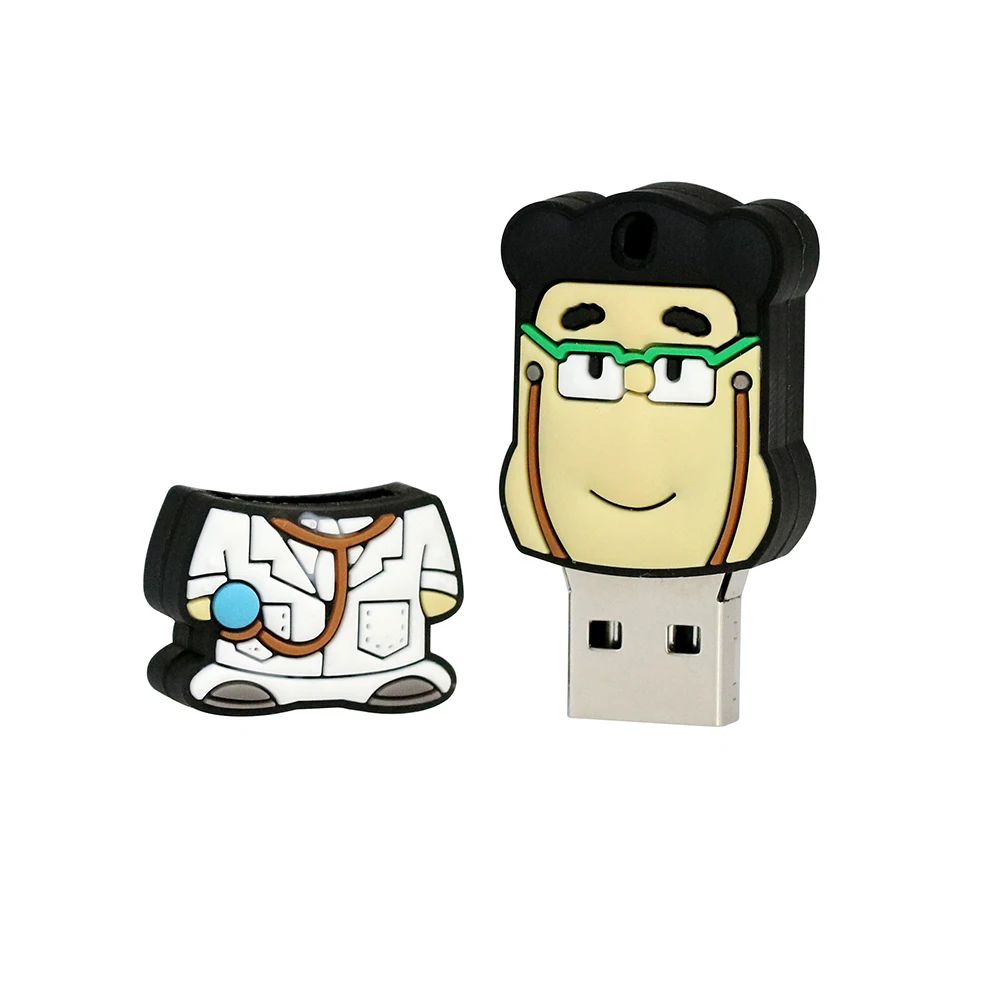 New Cartoon Doctors Memory Stick 4GB 8GB 16GB 32GB 64GB Lovely Medical Pendrive Cartoon USB Flash Drive 256GB Doctor Pendrive New Cartoon Doctors Memory Stick 4GB 8GB 16GB 32GB 64GB Lovely Medical Pendrive Cartoon USB Flash Drive 256GB Doctor Pendrive