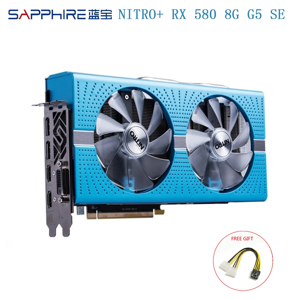 Sapphire Amd Radeon Nitro Rx 580 Graphic Card 8gb Gddr5 256bit Backplate Special Edition Uefi Pci E Video Cards Used Cards Graphics Cards Aliexpress