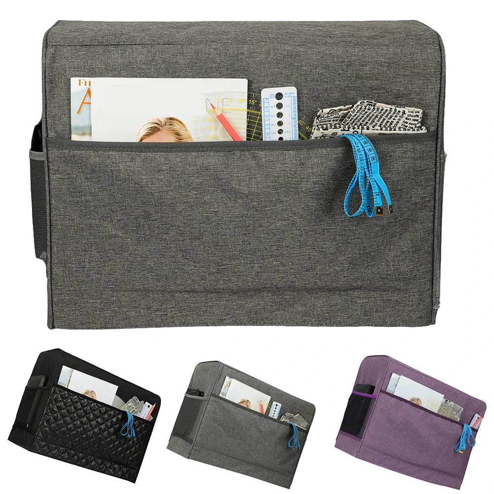 Dust Cover Accessories Protective With Pockets Solid Quilted Oxford Cloth Furniture Portable Home Sewing Machine Sun Shade