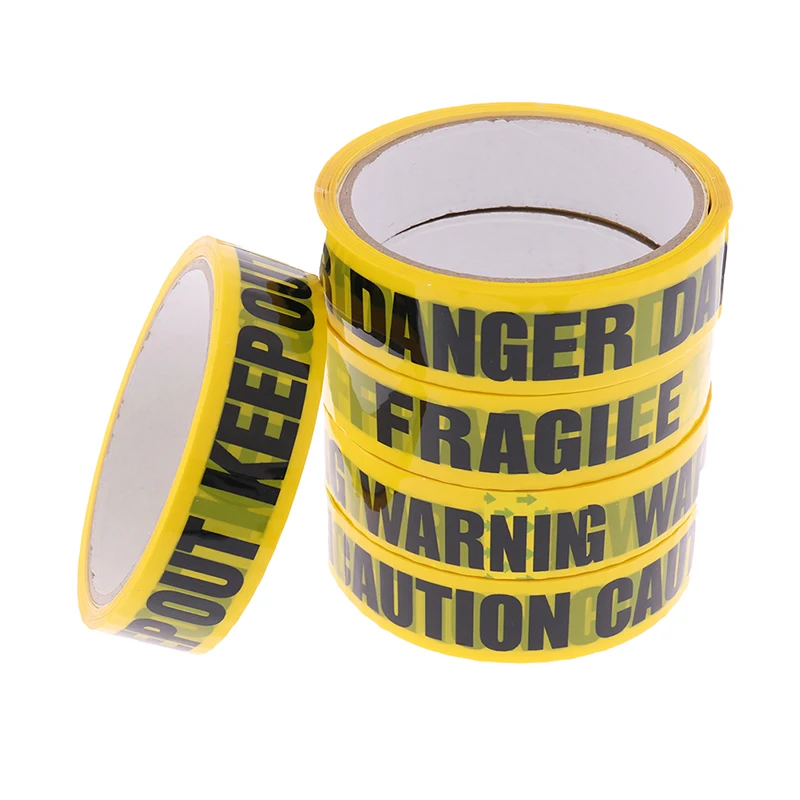 

1 Roll 25m Warning Tape Remind Work Safety DIY Sticker For Mall Store School Danger Adhesive Tapes Caution Barrier