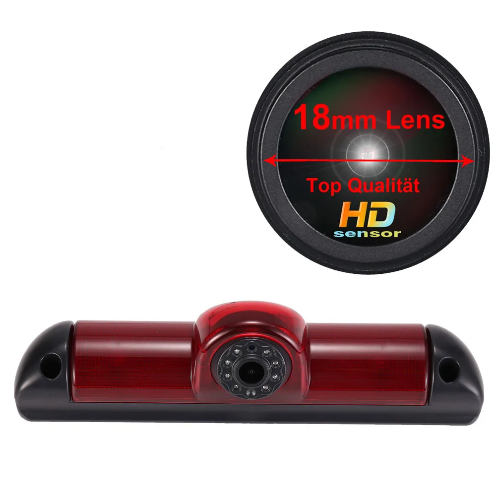 

Автомобильный стоп-светильник, 18 мм HD объектив, камера заднего вида для Citroen JUMPER II III 2 3/Fiat DUCATO X250 / Peugeot BOXER III, ИК светодиодный светильник