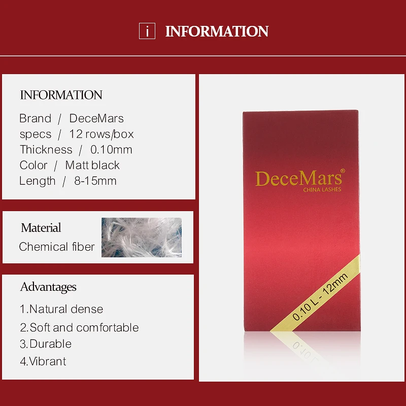 DeceMars L LC LD LU M наращивание ресниц 8-15 мм Смешанная Длина PBT наращивание ресниц норки для прививки г-образных ресниц LC