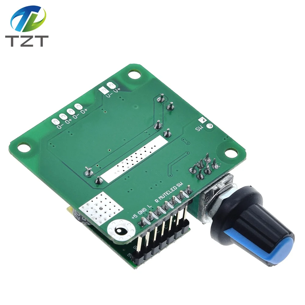 Цифровой стерео аудио усилитель мощности TZT TPA3110 Bluetooth 4 2 15 Вт + плата модуля 12 24 В