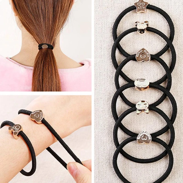 1pcs Korean Hair Band Retro Crown Metal Hair Accessories School Office Home  Supplies Rubber Bands Stationery
