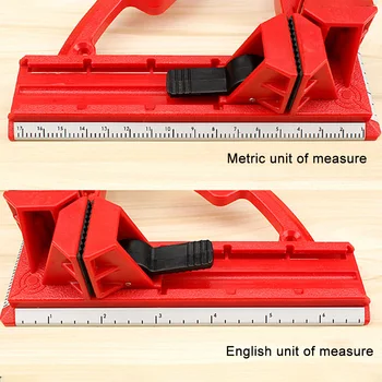 

Corner Adjustable Ruler Portable Aluminum Alloy 90 Degree Fish Tank DIY Woodworking Home Photo Frame Right Angle Clamp Durable