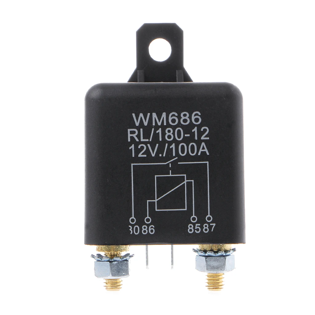 12 В 100Amp пусковое реле 4Pin сверхмощный Переключатель ВКЛ/ВЫКЛ разделение зарядки реле для автомобиля Прямая поставка поддержка