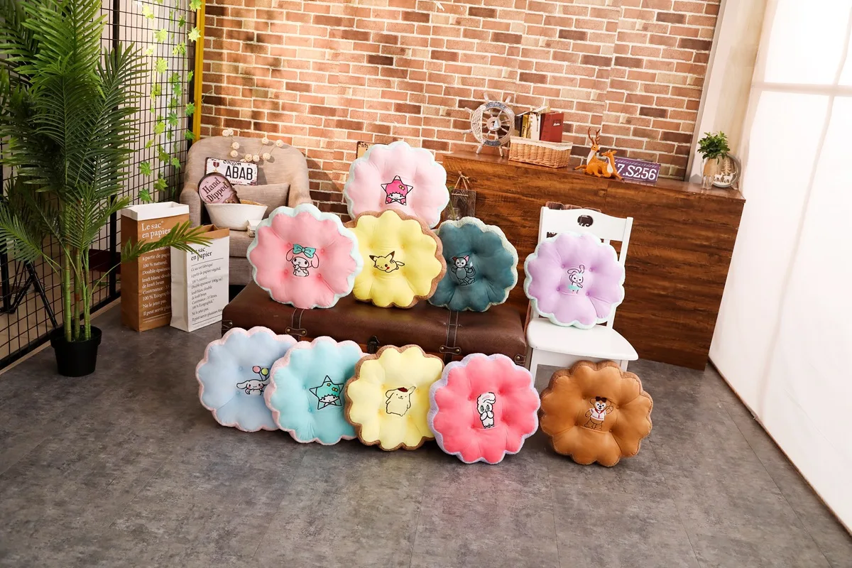 New Style Winter Office Soft Seat Cushion Multi-functional Cartoon Butt Pad Square Seat Cushion