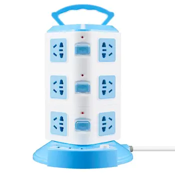 

USB 220V Office Protector Electric Charging Power Strip Tower Multifunction Portable Slot Outdoor Power Strip Durable Family