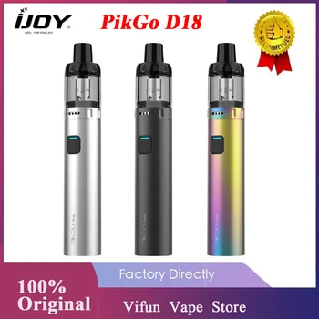 

Original IJOY PikGo D18 Vape Kit 1000mAh Battery & 2ml Capacity Pod Cartridge DL & MTL Vape Electronic Cigarette Kit Vs Twister