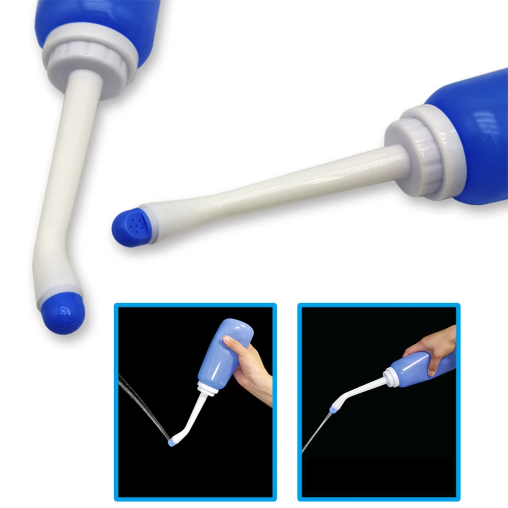 500ml Handheld Portable Home Sprayer Bidet Washing Pregnant with 2 Long NozzlesLarge Capacity Toilet Travel Personal Cleaner