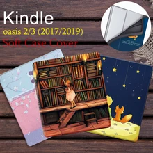 Магнитный мягкий чехол, подходит для " Kindle Oasis /(9th и 10th Gen), читалка для Kindle Oasis 2/3, Автоматический Режим сна/пробуждения