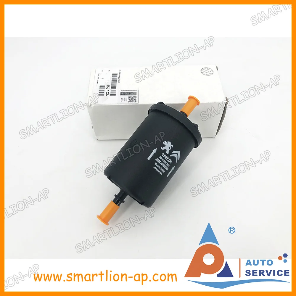 Топливный фильтр 1567C6 1567.C6 1567 C6 для Peugeot 106 206 307 408 3008 508 Citroen Berlingo C2 C3 C4 C5 DS3 DS4 |